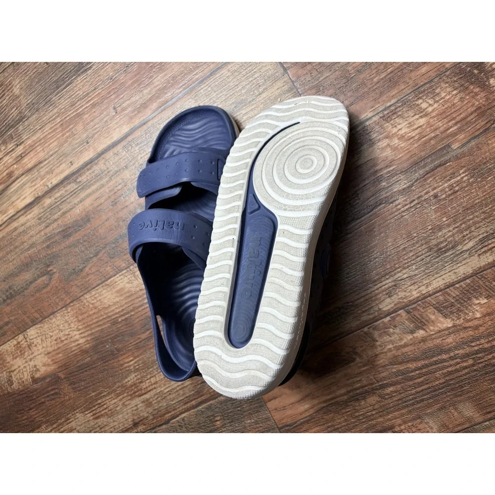 Native Jefferson Shoe Big Kid J6 Nautical Slip-On Lightweight Casual Navy Blue